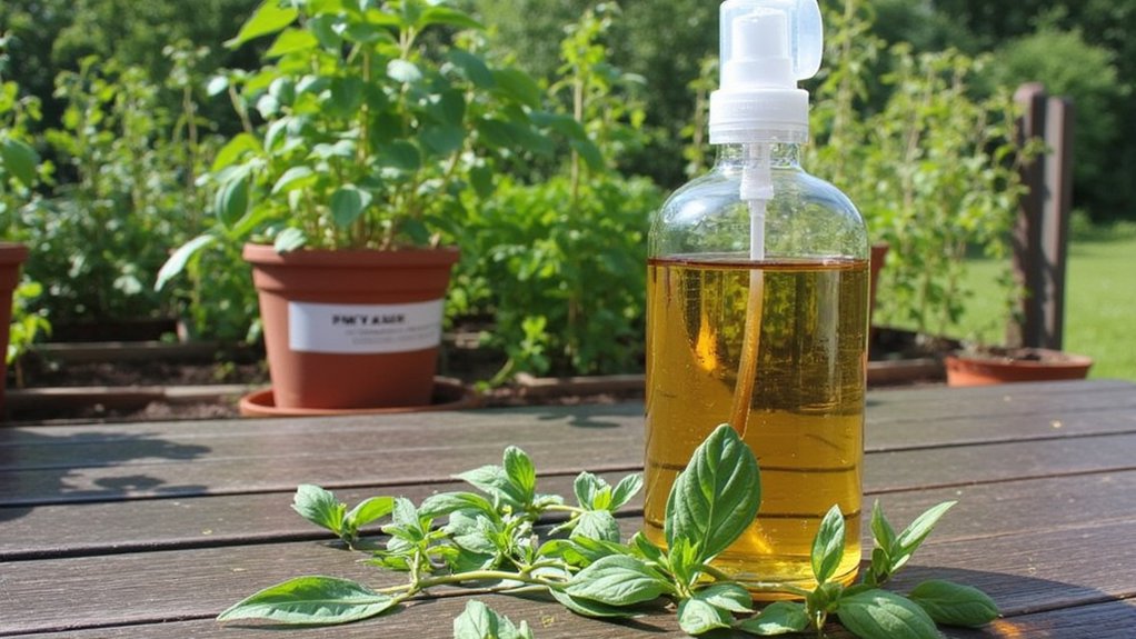 basil leaf insect repellent