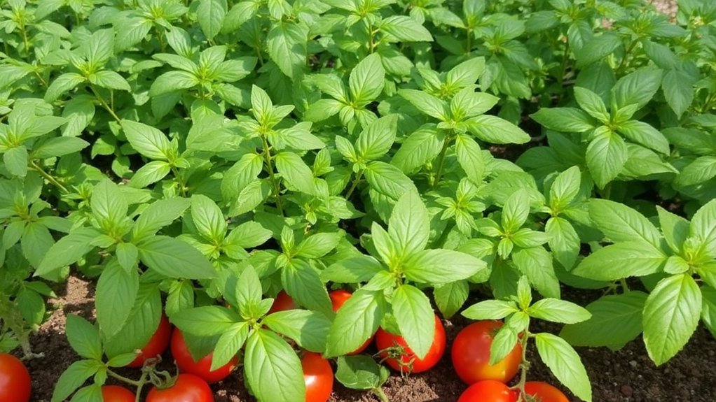 basil repels garden pests