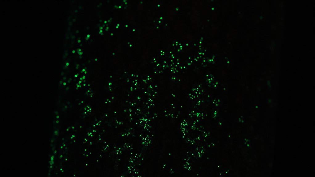 bioluminescent moss chemical reaction