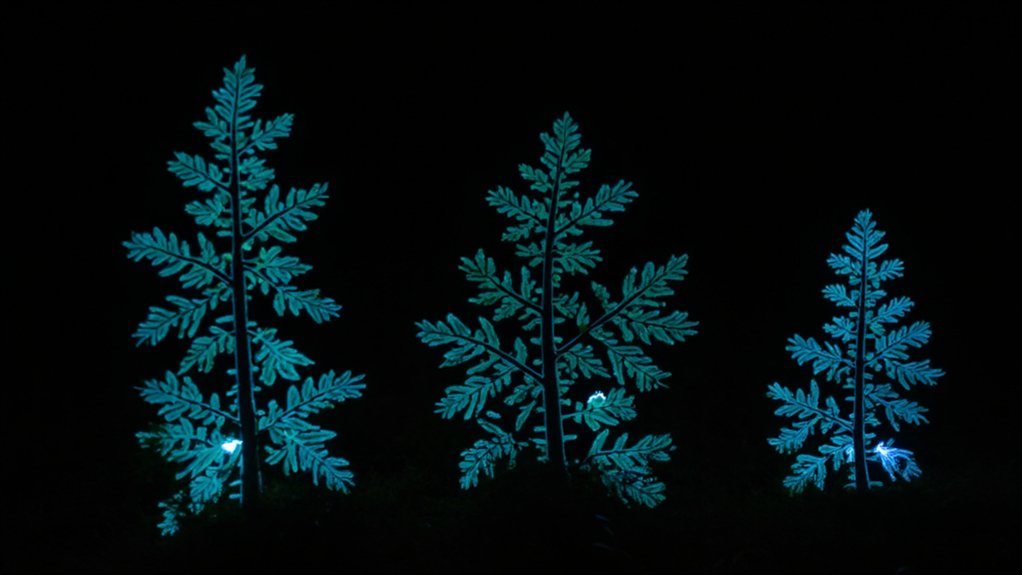 bioluminescent moss species worldwide