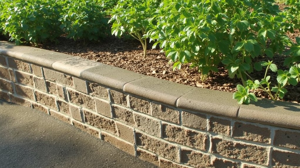 build heat deflecting garden borders
