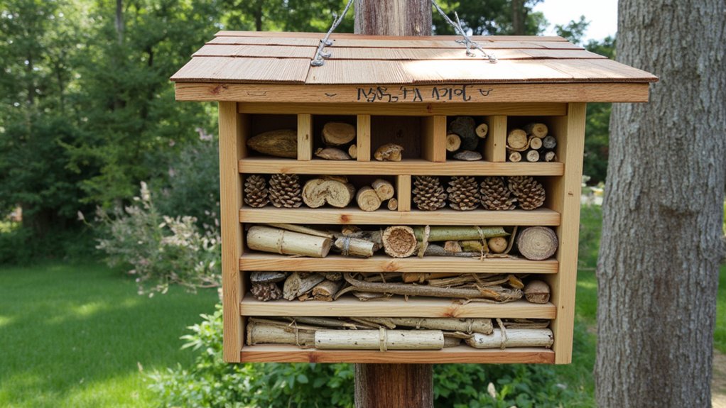 build insect hotels creatively