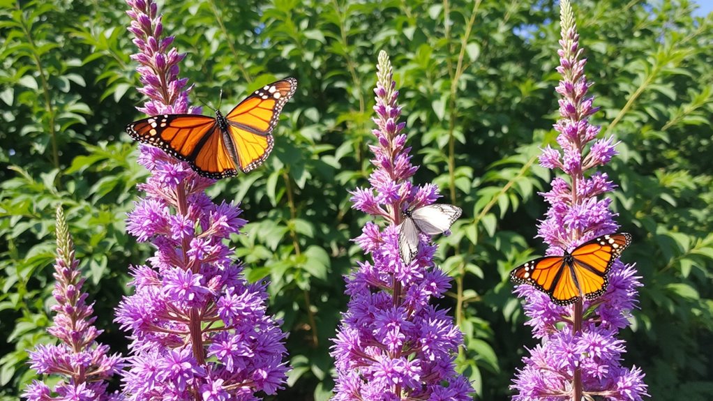 butterfly bush attracts pollinators