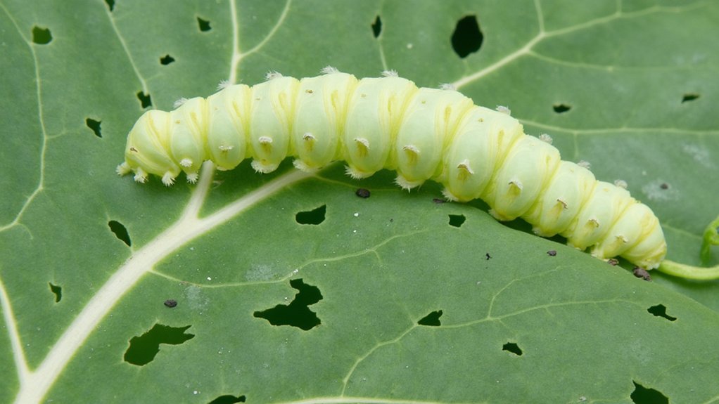 cabbage butterflies damage vegetables