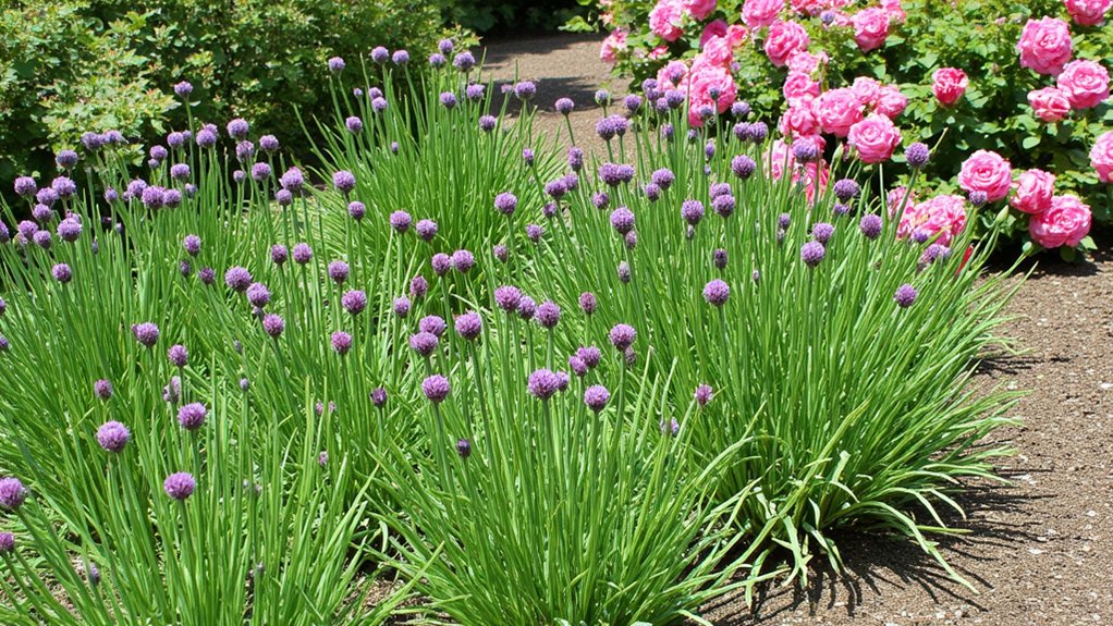 chives repel garden pests