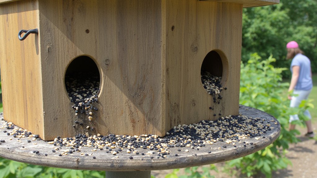 clean feeders happy birds