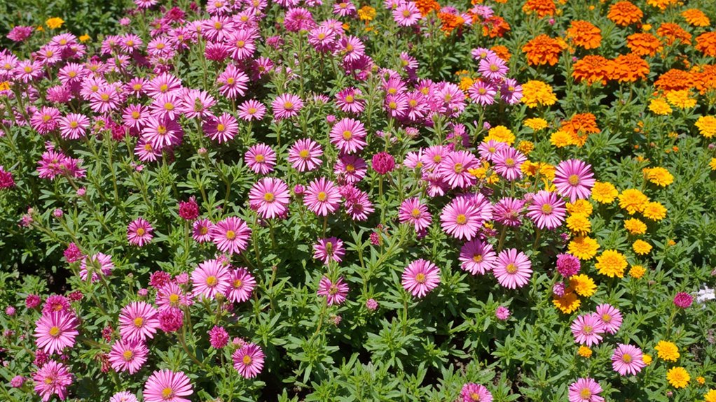 colorful pollinator friendly flowers