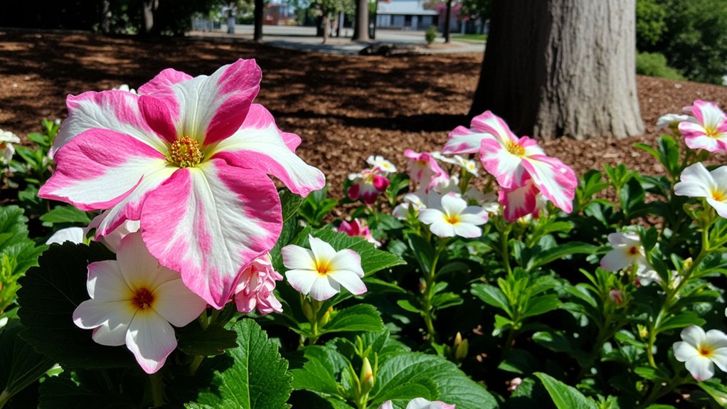 colorful shade loving impatiens plants