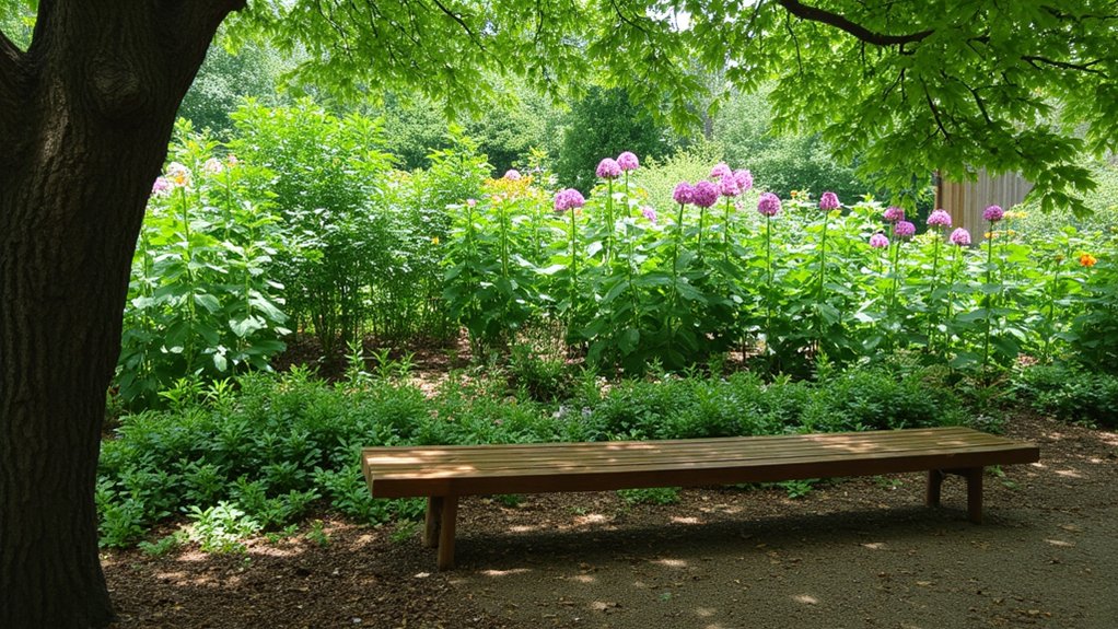 comfy butterfly garden seating