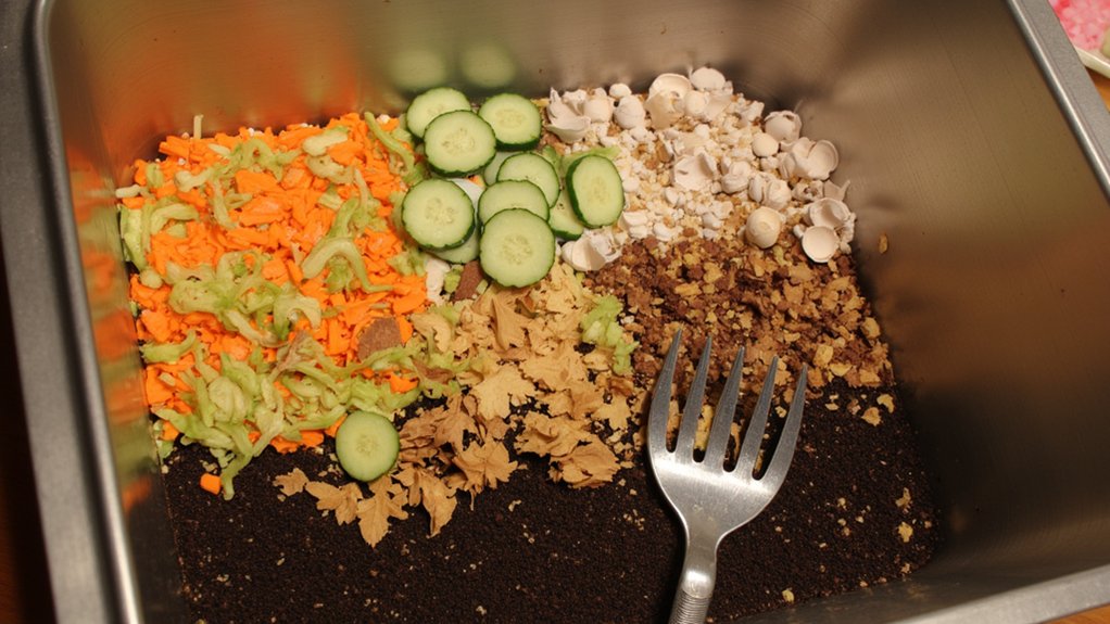 compost kitchen scraps easily