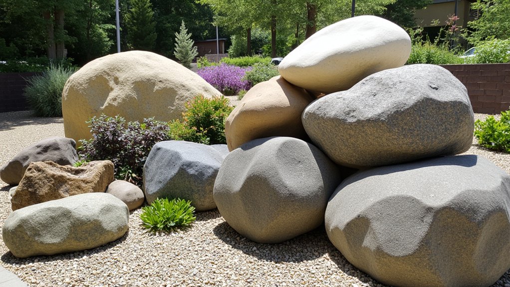 decorative boulders placement guide