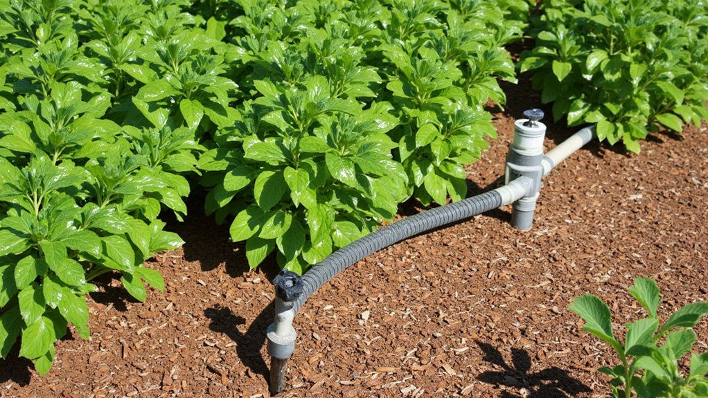 deep watering in mornings