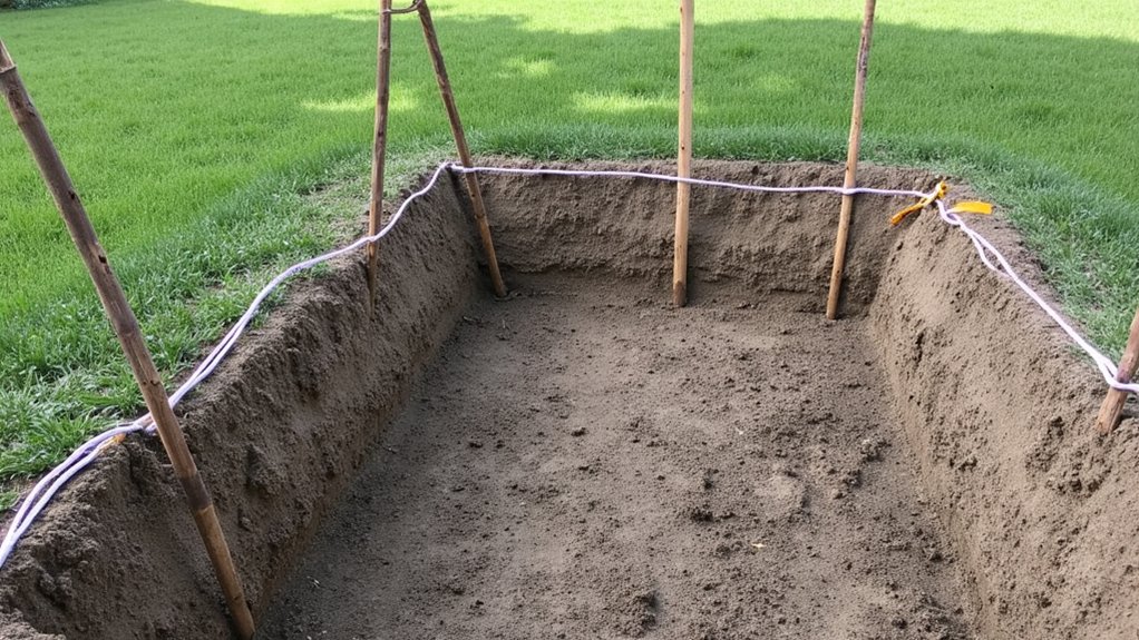 dig basin for rain