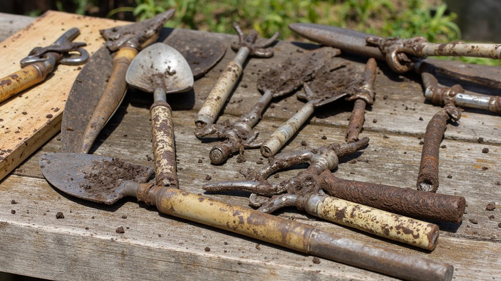 dirty tools invite pests