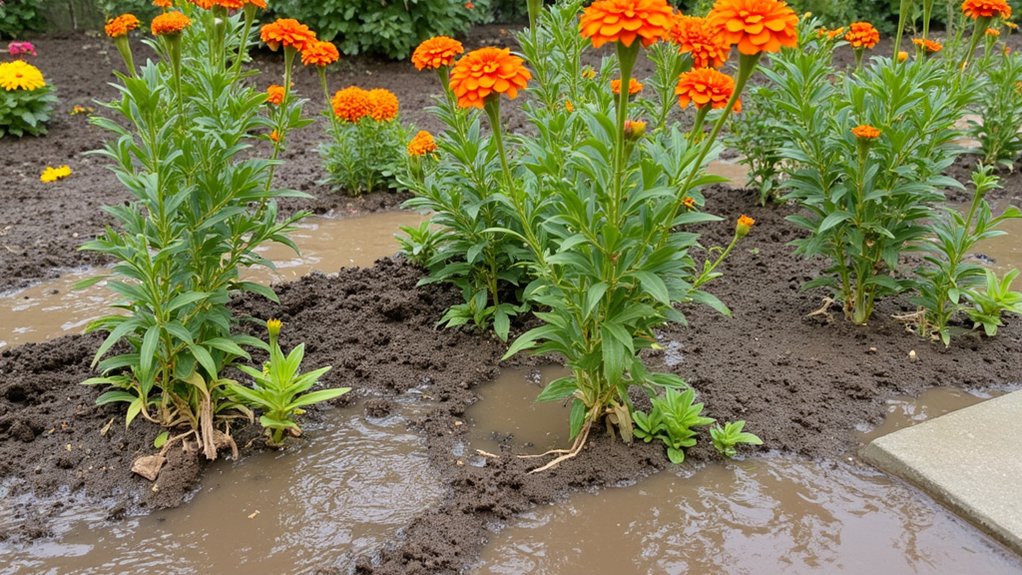 drainage issue in gardens