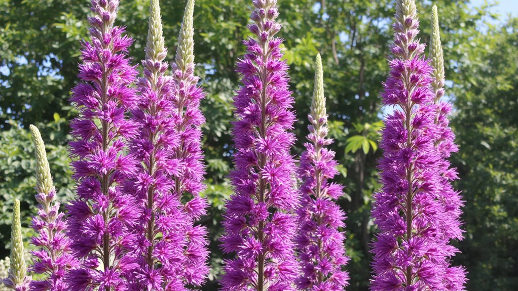 drought tolerant purple flower spikes