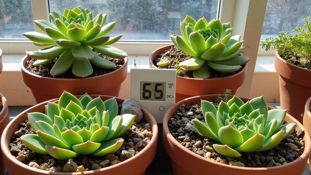 echeveria warmth sempervivum cold hardiness
