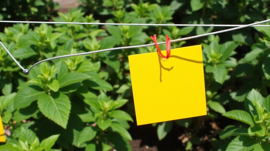 effective aphid trap placement