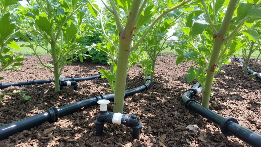 efficient root focused watering system