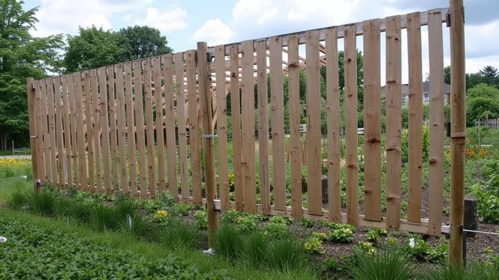 elevated wind deflector construction