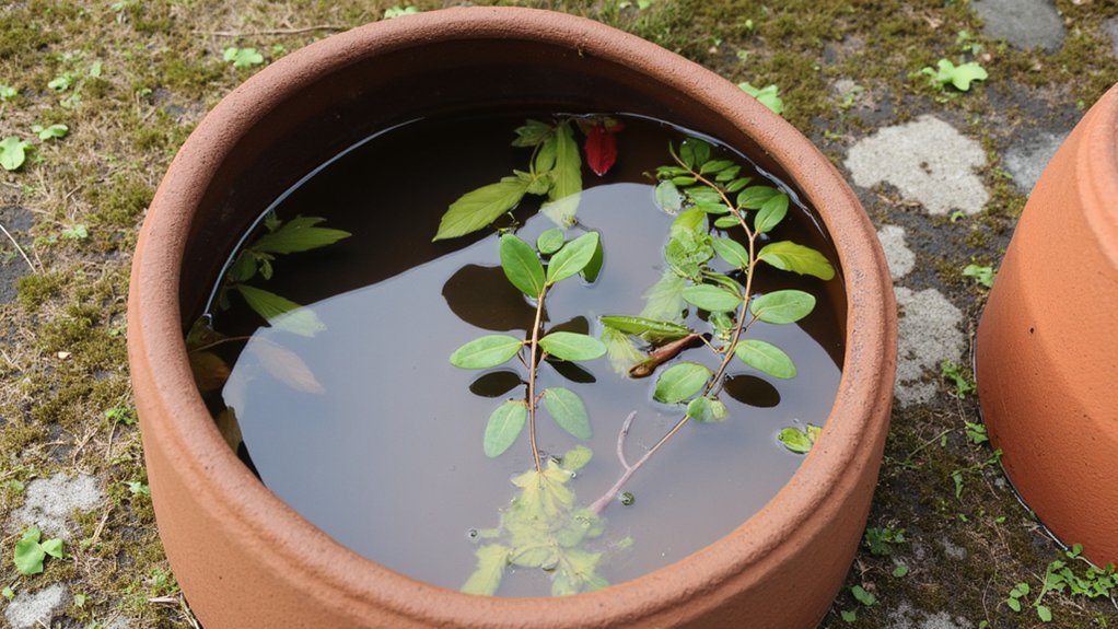 eliminate stagnant water sources