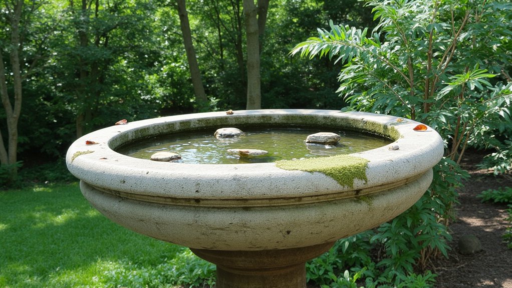 enhance garden with water