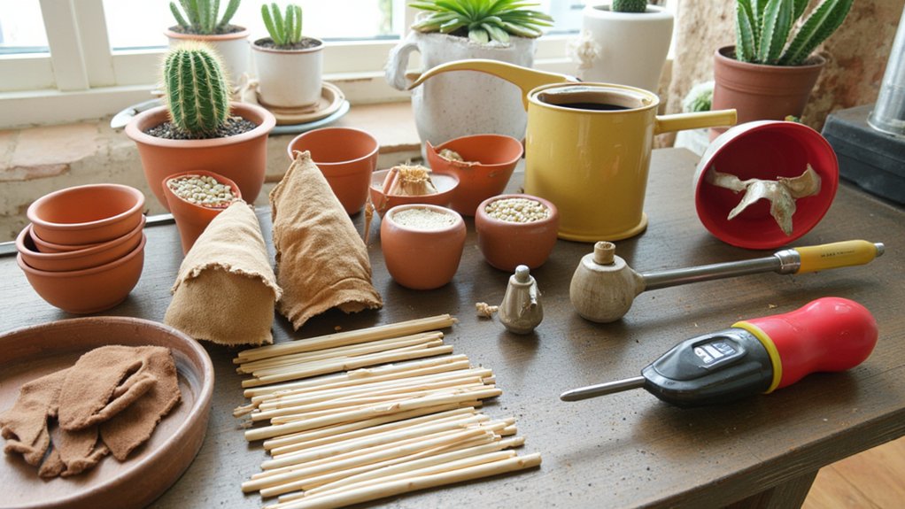 essential cactus care tools