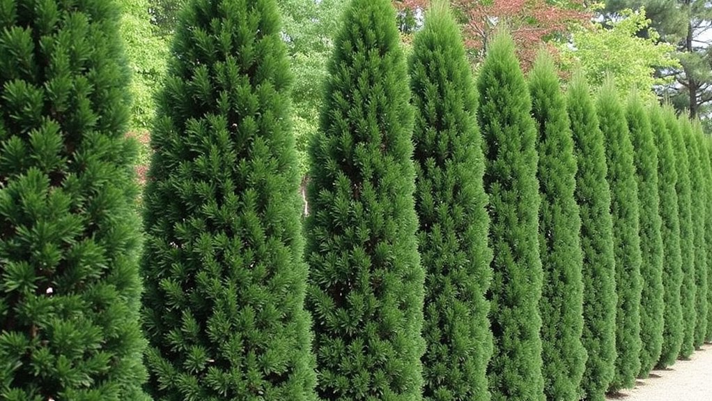 evergreen hedge plant care