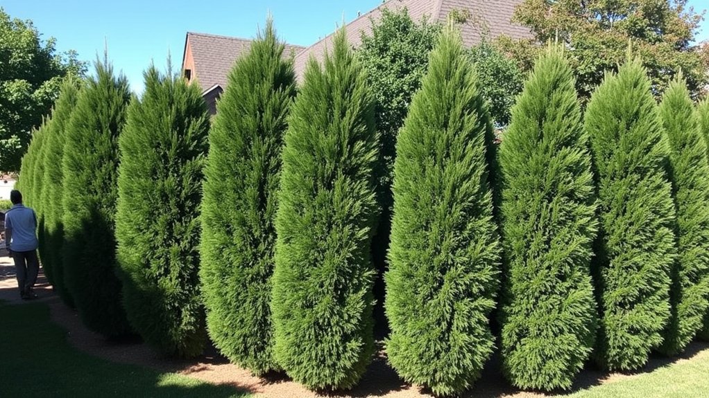 fast growing privacy screen trees