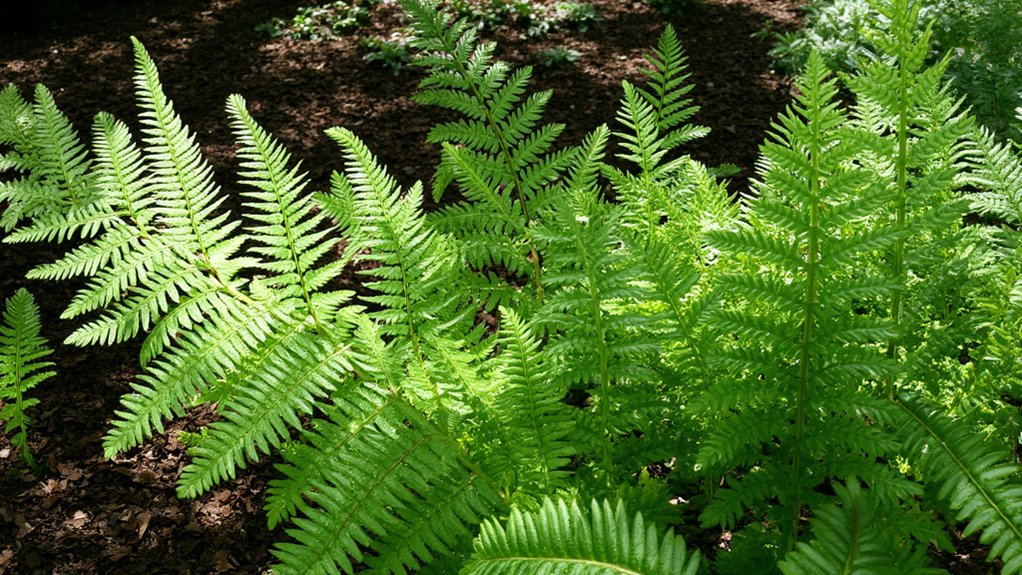 ferns thrive in shade