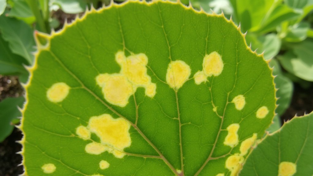 fungal issues cause yellowing