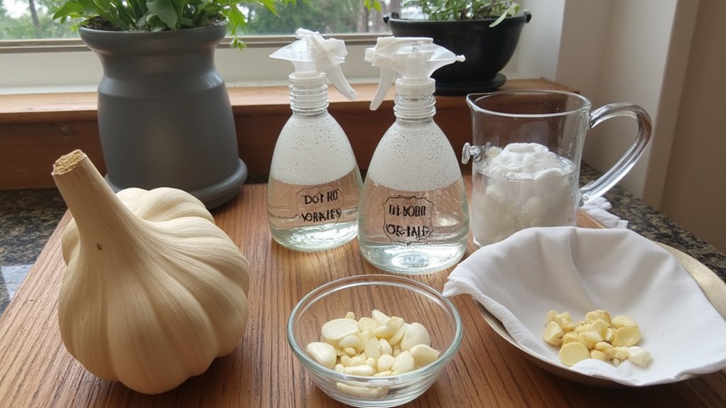 garlic spray pest repellent