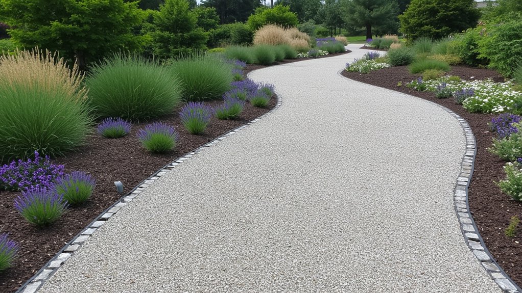 gravel walkway garden project