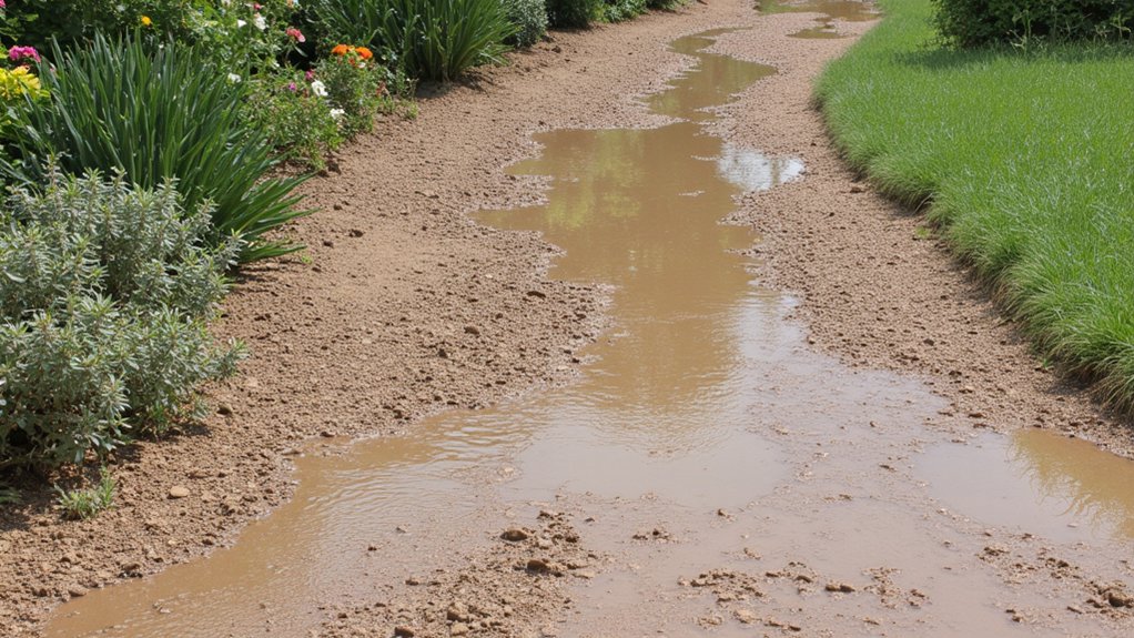improving garden path drainage