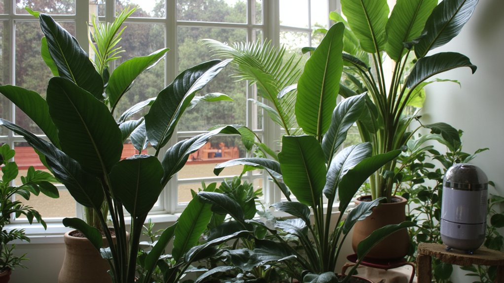increase humidity with plants