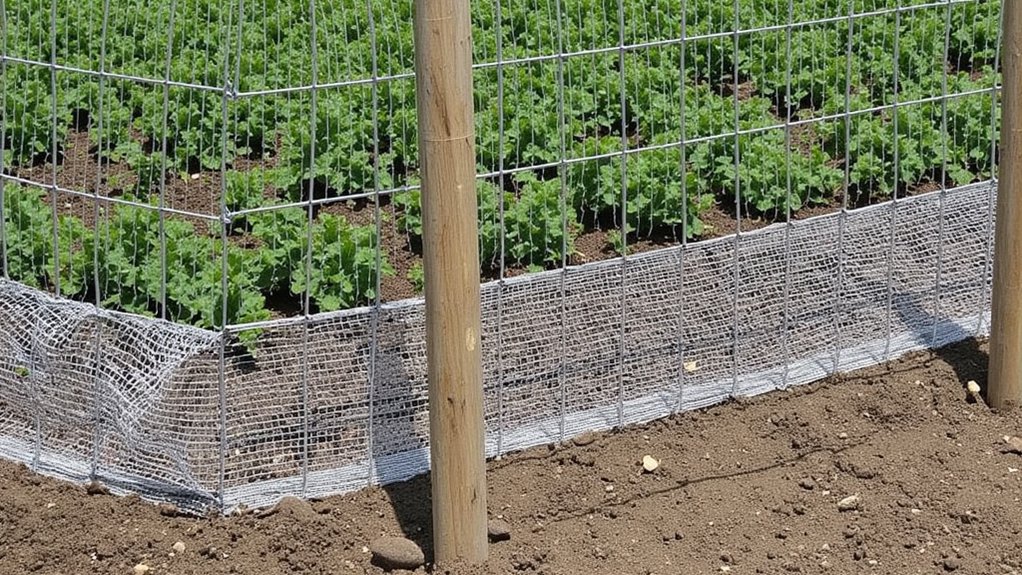install mesh barriers securely