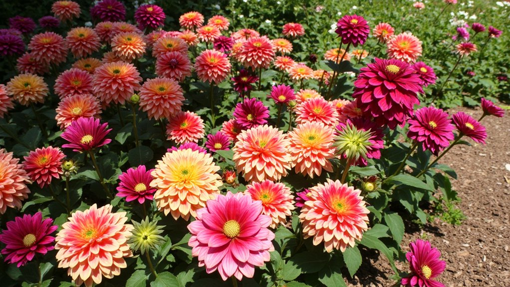 late summer dahlia planting