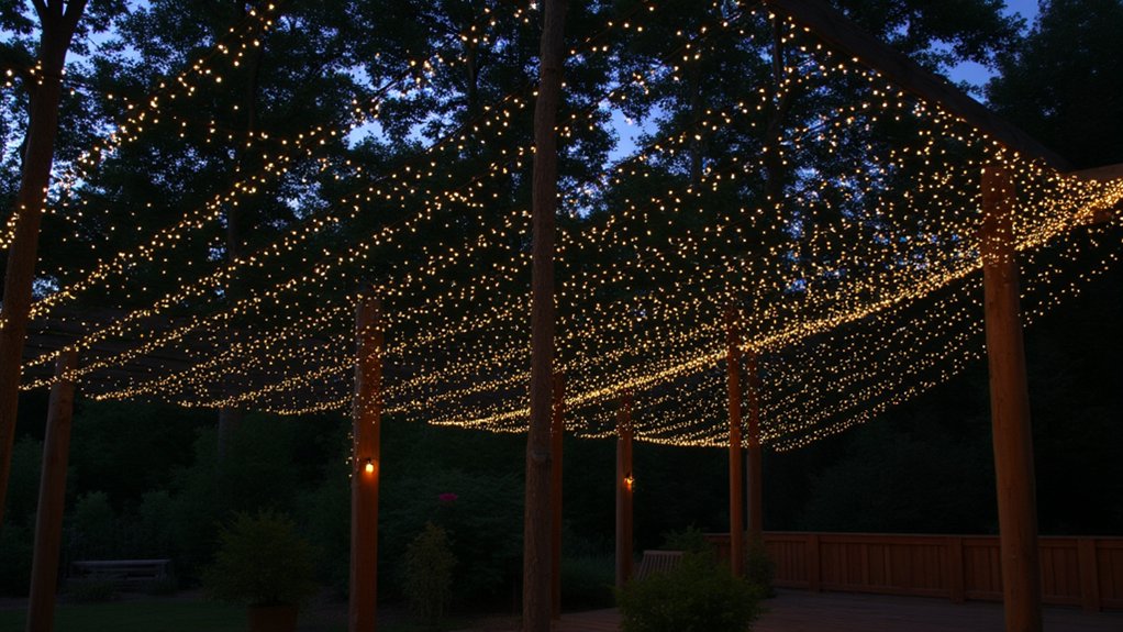 magical fairy light canopy