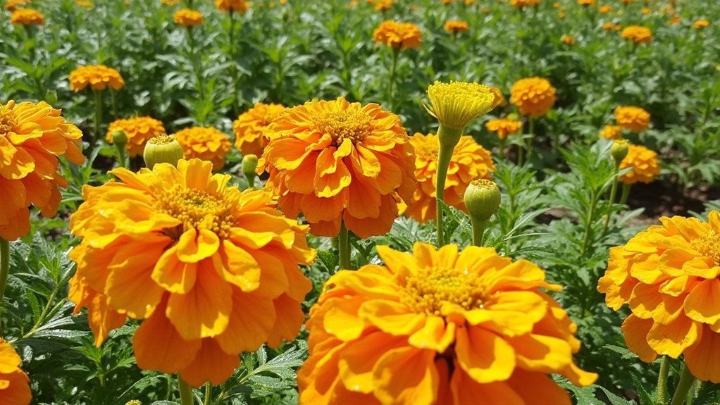 marigold planting for pest control