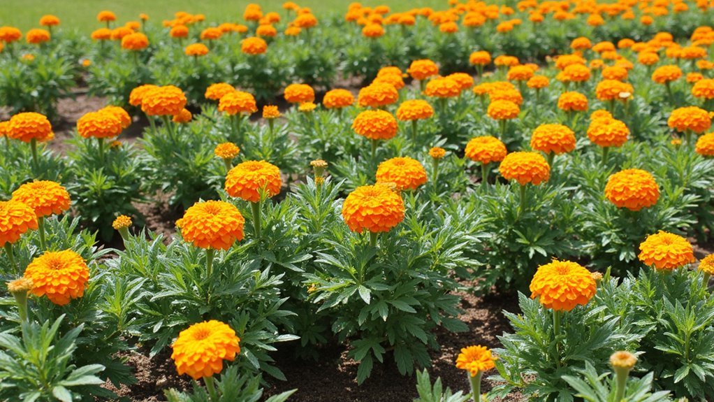 marigolds repel garden pests