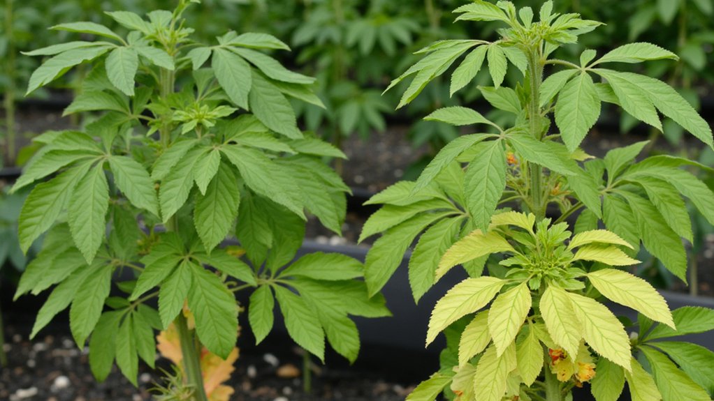 monitor plant growth stunting