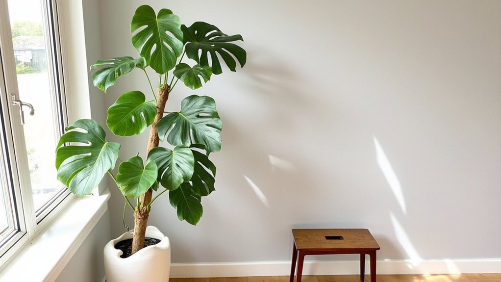 monstera forgiving fiddle leaf demanding