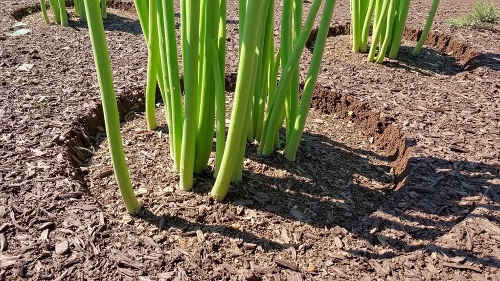 mulch plants for temperature protection