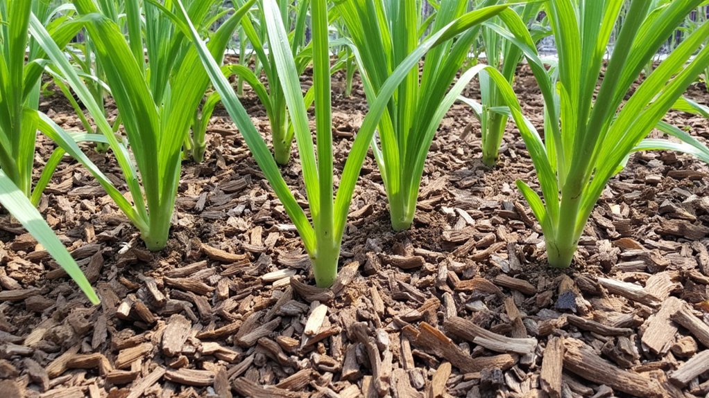 mulch retains soil moisture