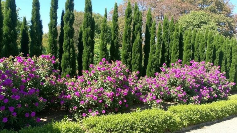 natural privacy and windbreaks
