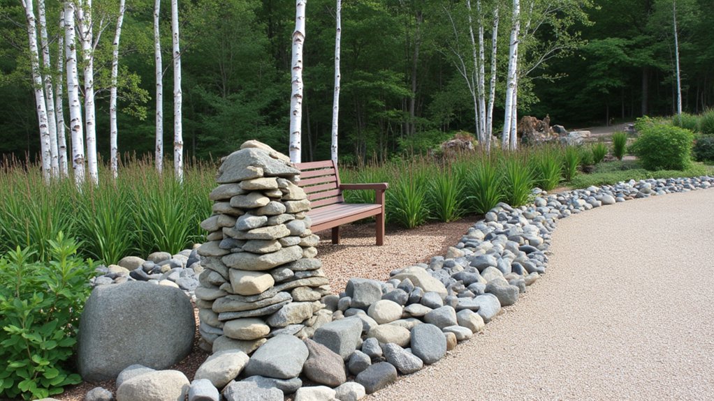 nordic stone garden accents