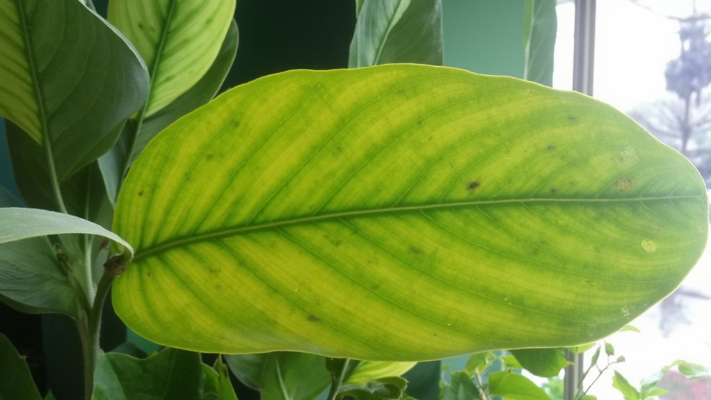 overwatering causes yellow leaves