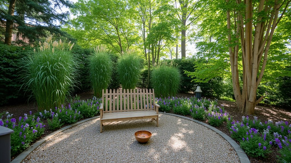 peaceful meditation corner setup