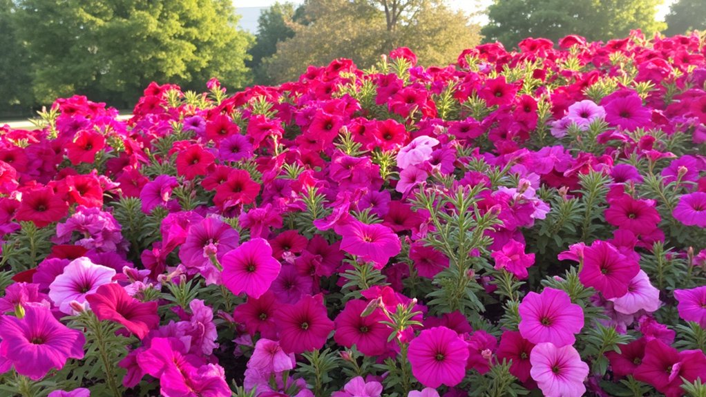 petunias thrive in sunlight