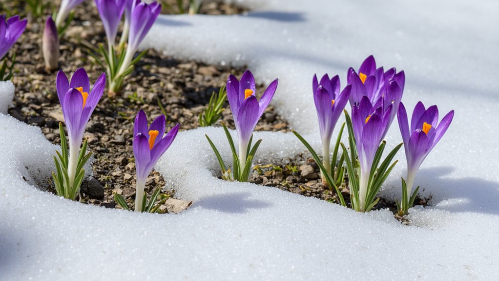 plant early spring crocuses